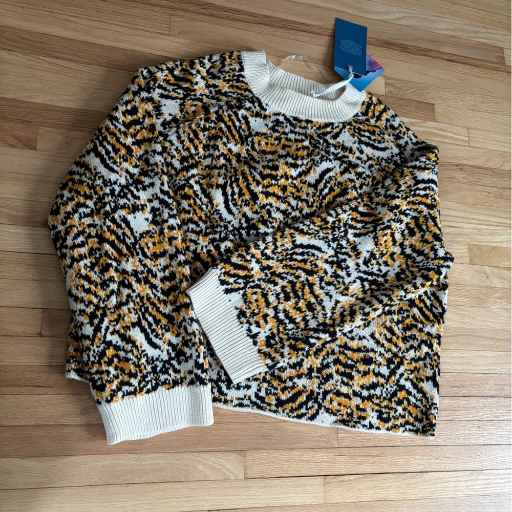 NWT Rachel Comey for Target animal print sweater